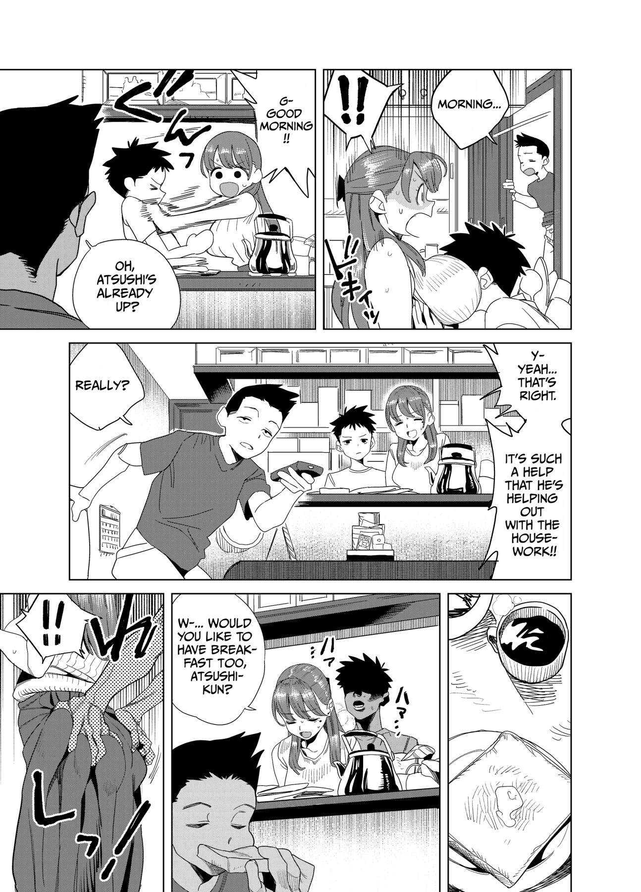 Hentai Manga Comic-It's Wrong for my Friend's Curvy, Big-Breasted Mom to be This Sexy...No, Wait, I'm Into It!! 2-Read-10